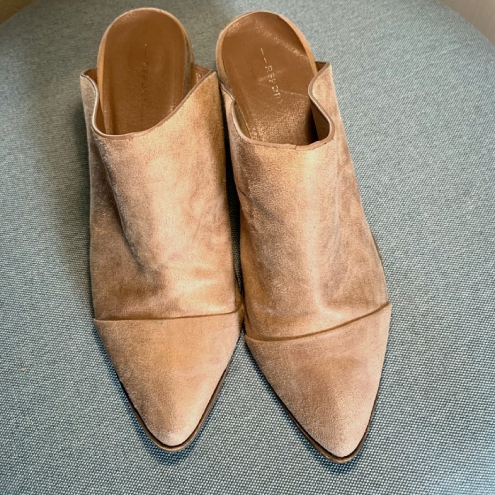 Report Natural Tisha Block Heel Mule